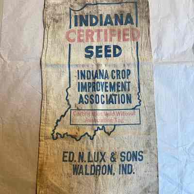 Indiana Certified Seed Bag