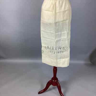 Women's Beige Muslin Apron