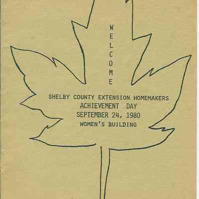 Shelby County Extension Homemakers Achievement Day