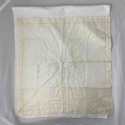 Women’s White Silk Handkerchief