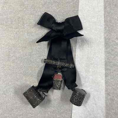 Black Ribbon Chatelaine