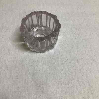 Clear Glass Salt Cellar