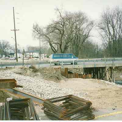 Harrison St. Bridge construction