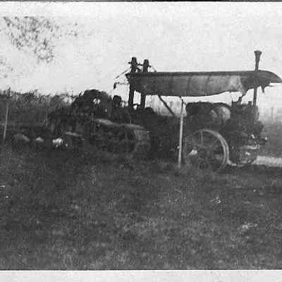 19th Century Steam Engine with Caterpillar tracks