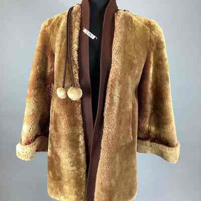 Women's Brown Faux-Fur Coat