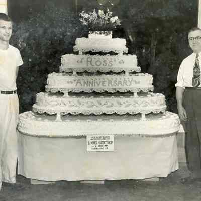 Ross Anniversary cake