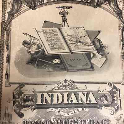Illustrated Historical Atlas of the State of Indiana 1876