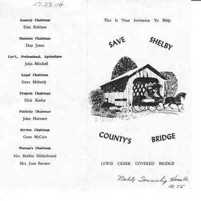 Lewis Creek Covered Bridge