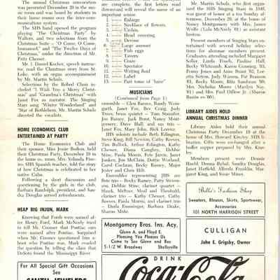 The Courier, Back Page