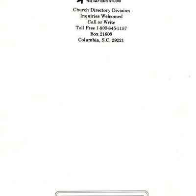 Directory, back cover