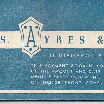 L.S. Ayres & Co. of Indianapolis, Indiana coupon payment booklet