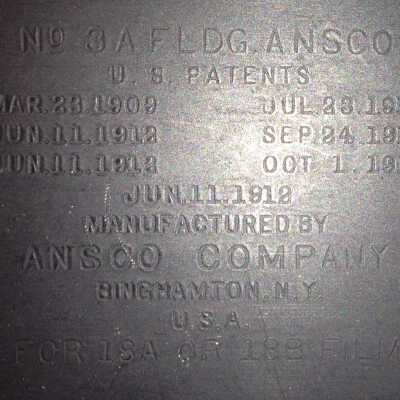 Ansco Camera Label