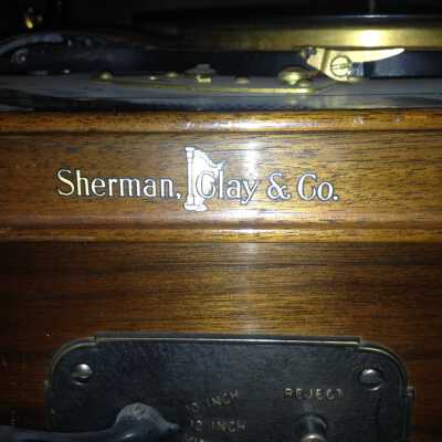Record player label