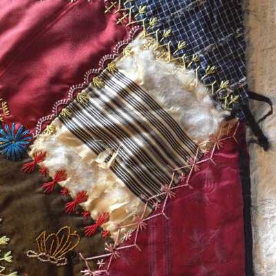 Crazy Quilt-Damage Detail 1
