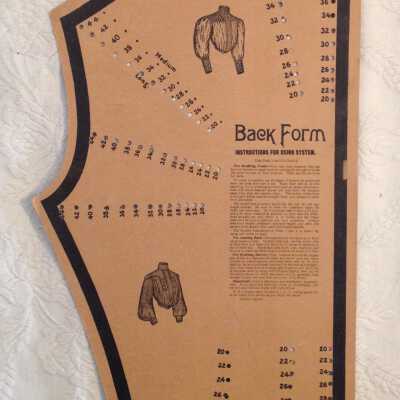 Blouse Pattern Back - Front