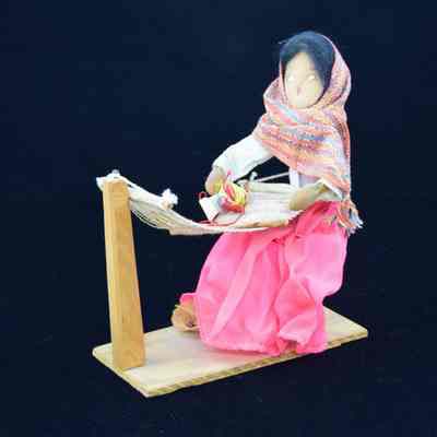 Miniature woman figure
