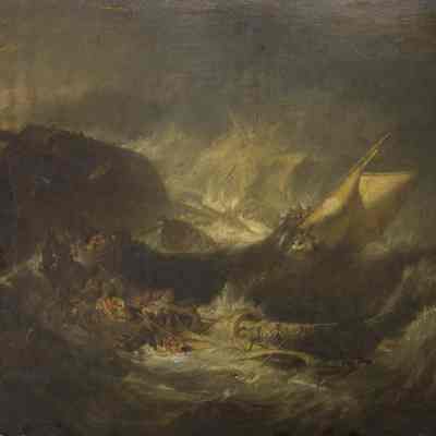 copy, The Wreck of Minotaur...on the Haak Sands