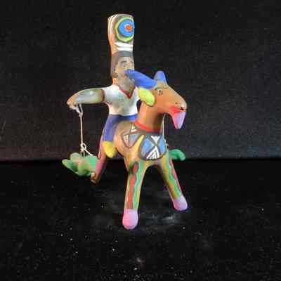 Horse and rider figure