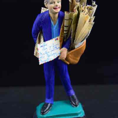 "Postman with MIM letter"