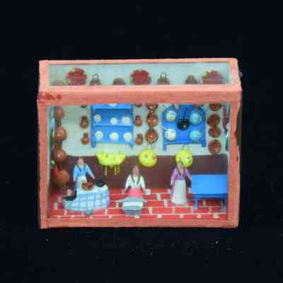 Miniature kitchen scene