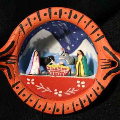 miniature nativity: Copyright: IMAS