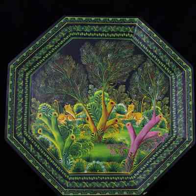 Tiger Octagonal Tray