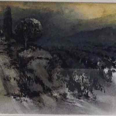 Grovescape with Warm Moon