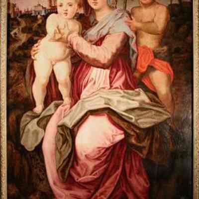 The Madonna and Child with St. John