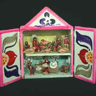 Nativity retablo