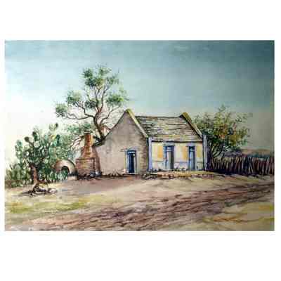 La Saenz: Building and Outdoor Oven