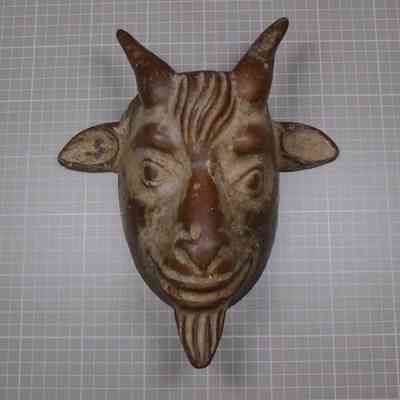 Papier-mâché mask mold - goat