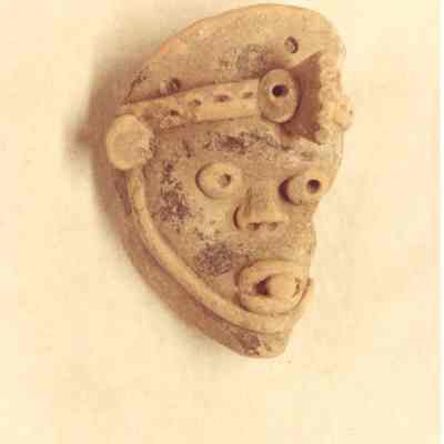 Head of figurine