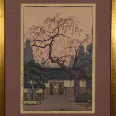Cherry Blossoms by the Gate