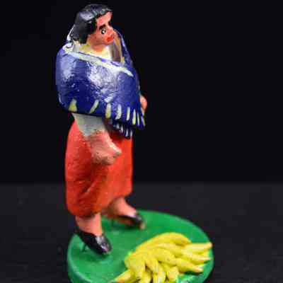 "Woman selling bananas"