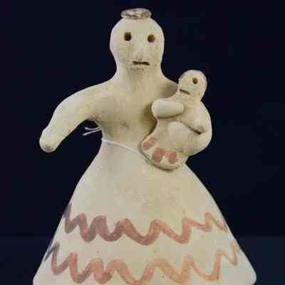 Clay Bell Figure