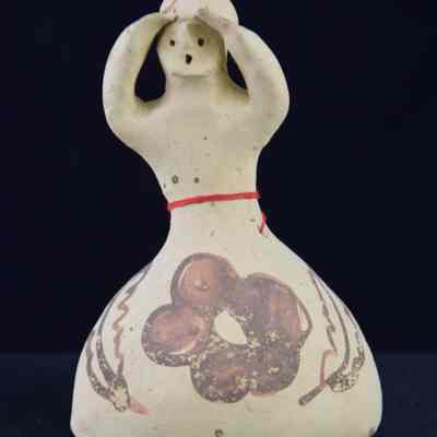Clay Bell Figure