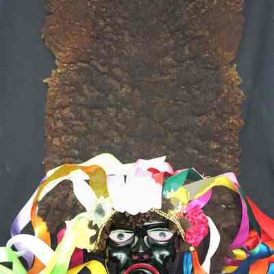 Negrito mask with headdress: Copyright: IMAS