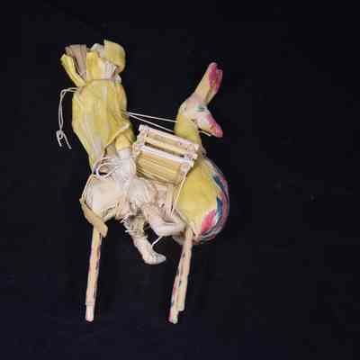 Burro and rider