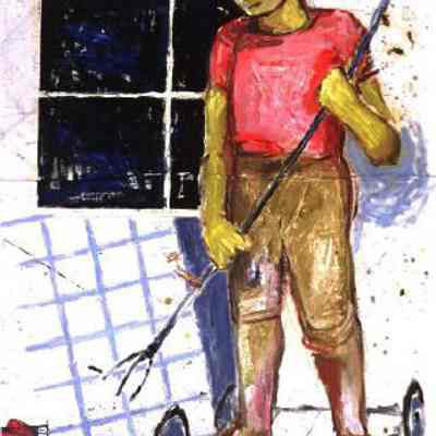 Figure on Cart