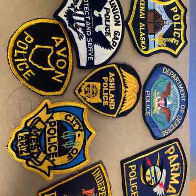 Eight Police Patches