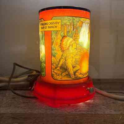 Hopalong Cassidy Lamp