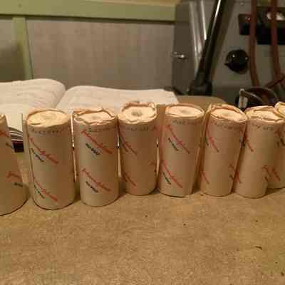 Eight J&J Bandage Rolls