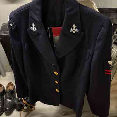Women Wool Navy Jacket