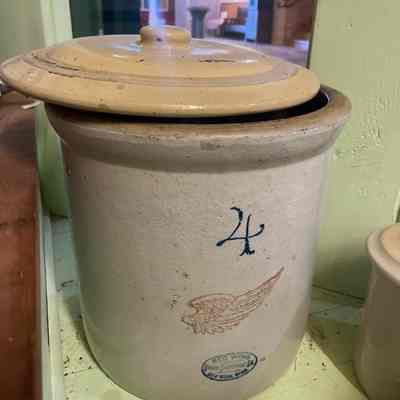 4 Gal. Red Wing Stoneware Pot