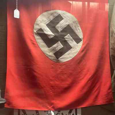 Signed Nazi Flag