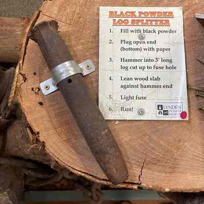 Black Powder Log Splitter