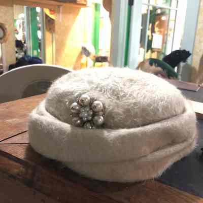 White Fur Hat