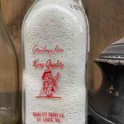 King Quality Milk Bottle