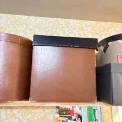 Brown Hat Box