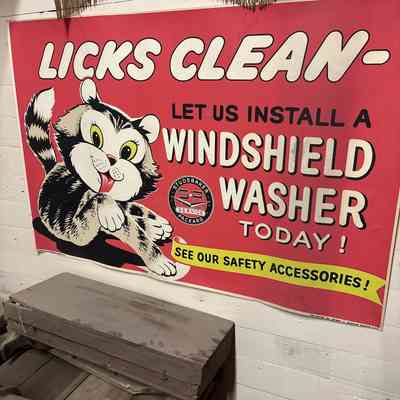 Studbaker Windshield Signage